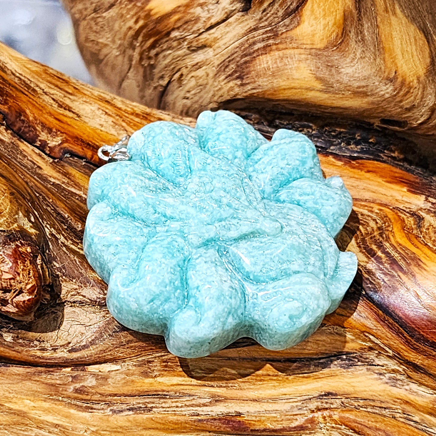 Amazonite Foxy Pendant