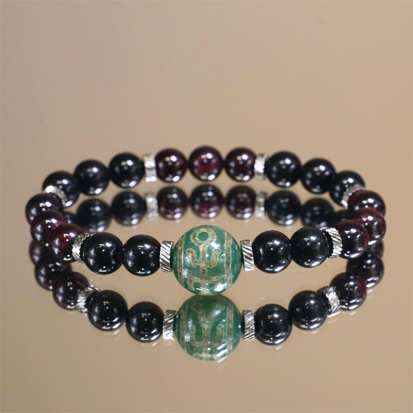 The Eternal Flame - Red Garnet Bracelet