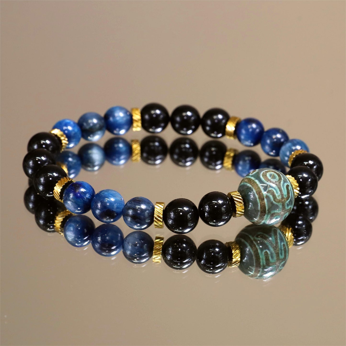 The Aqua Essence - Blue Kyanite Bracelet