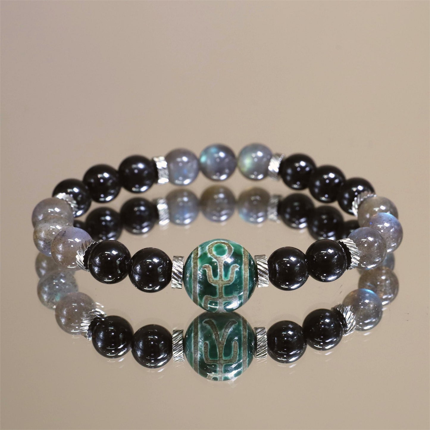 The Mystic Ripple - Labradorite Bracelet