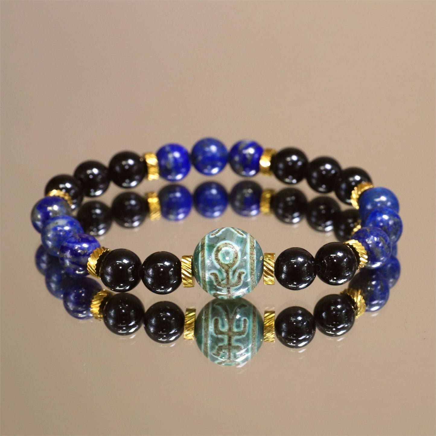 The Sapphire Depths - Lapis Lazuli Bracelet