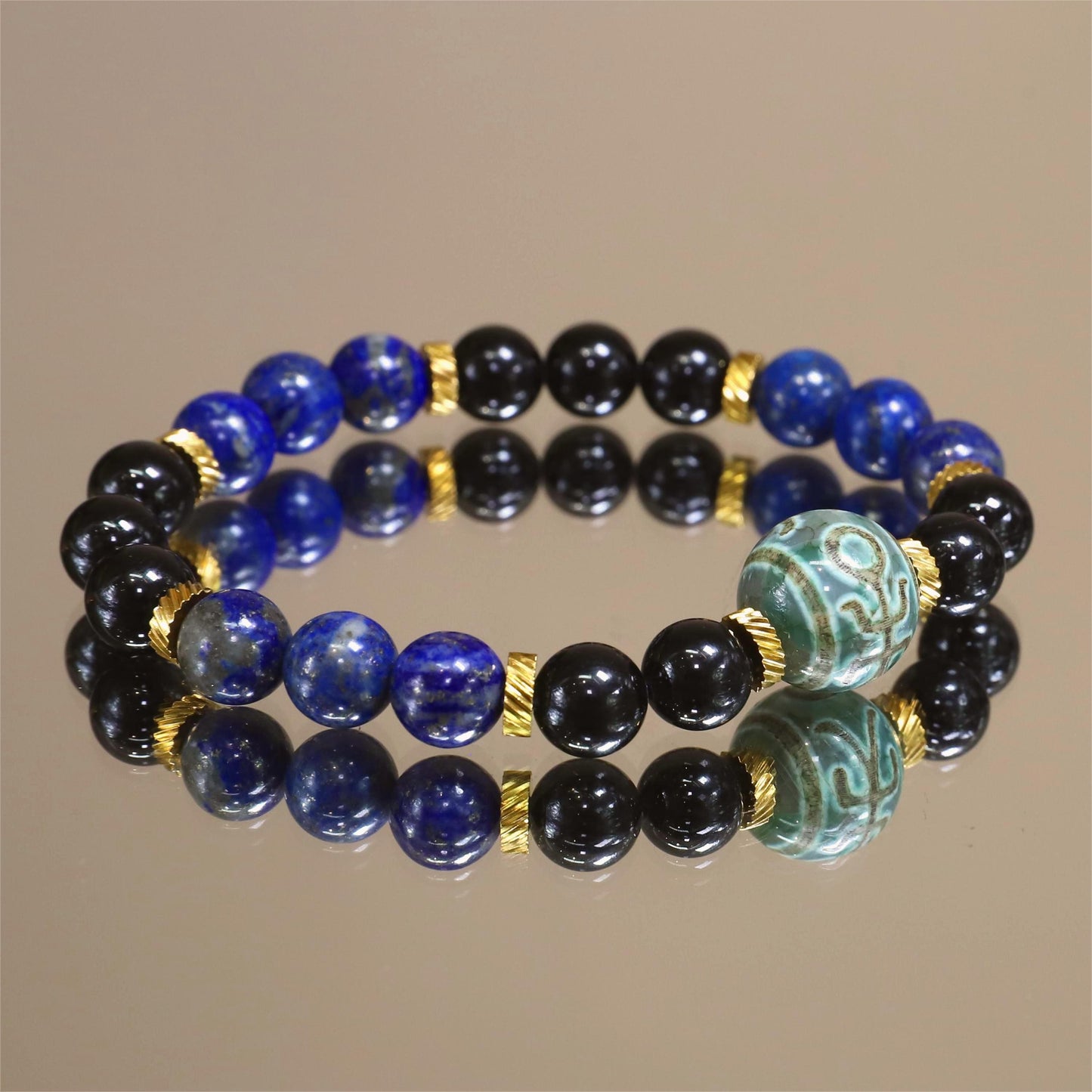 The Sapphire Depths - Lapis Lazuli Bracelet