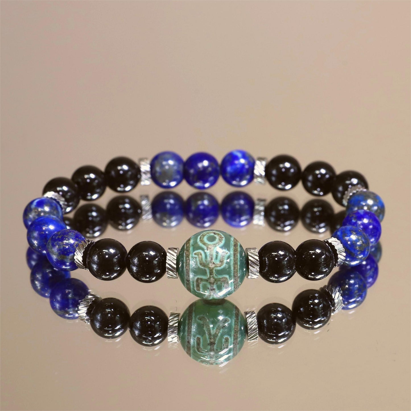 The Sapphire Depths - Lapis Lazuli Bracelet