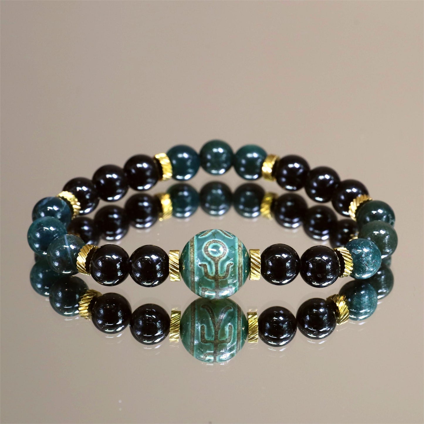 The Earth’s Whisper - Moss Agate Bracelet