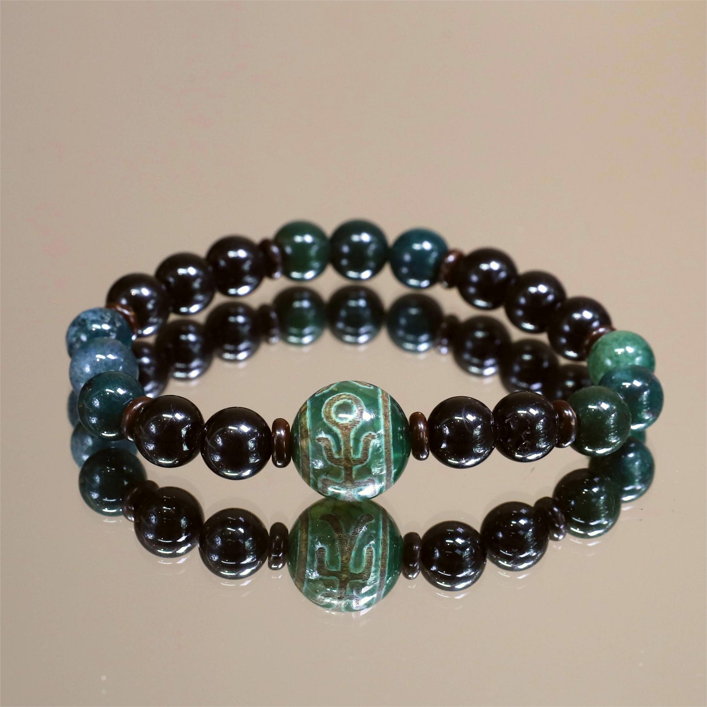 The Earth’s Whisper - Moss Agate Bracelet