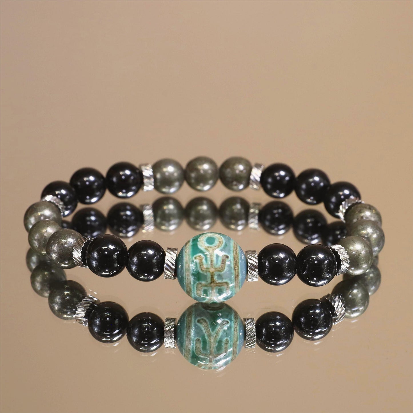 The Golden Shield - Pyrite Bracelet