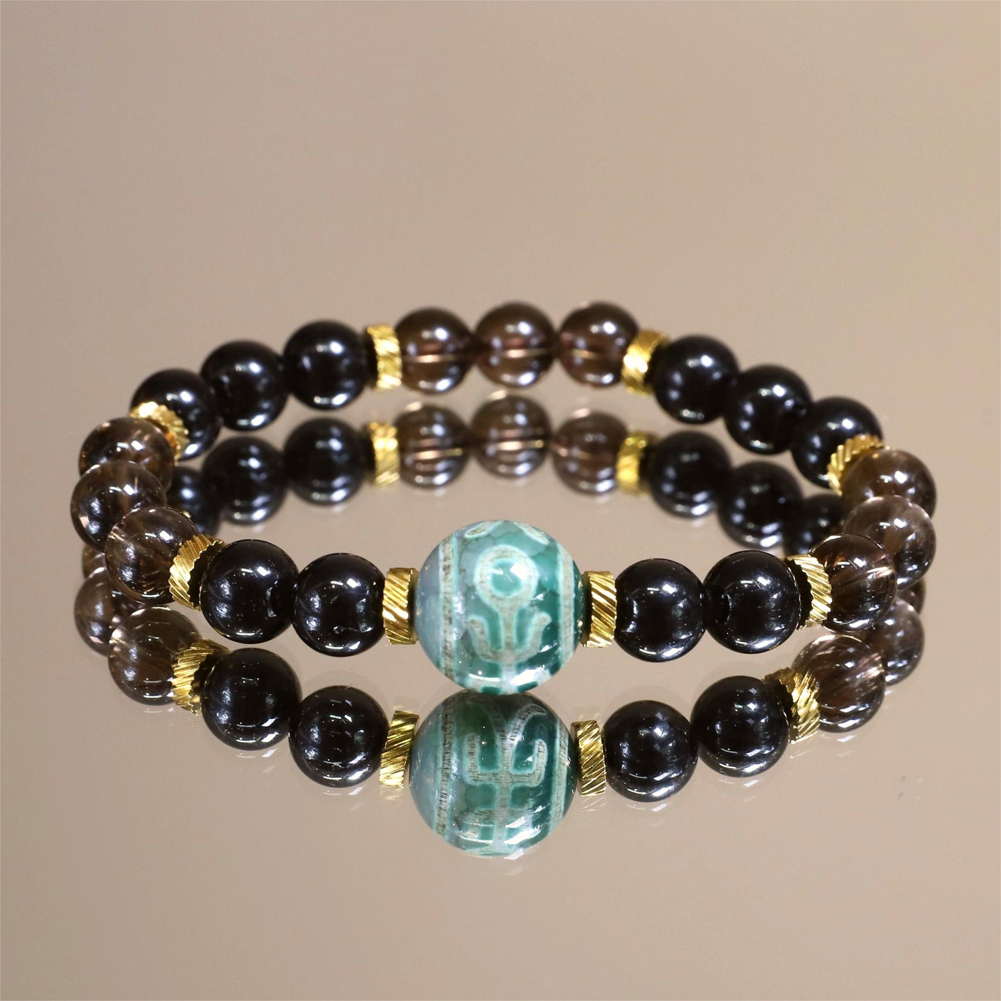 The Earthy Tranquility - Smoky Quartz Bracelet