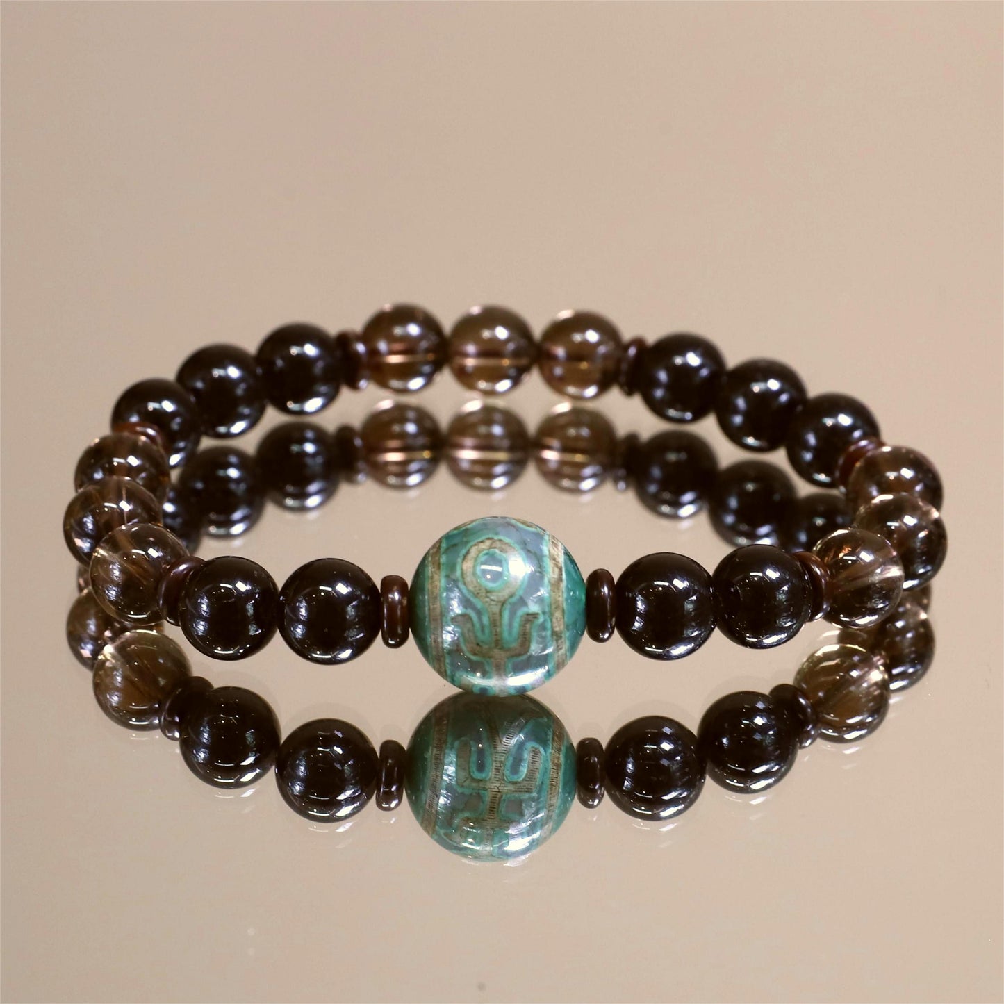 The Earthy Tranquility - Smoky Quartz Bracelet