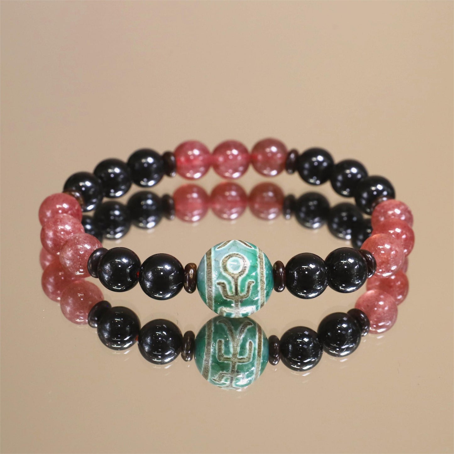The Love’s Radiance - Strawberry Quartz Bracelet