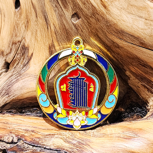 The Infinity Sigil - Tibetan Kalachakra Mantra Pendant