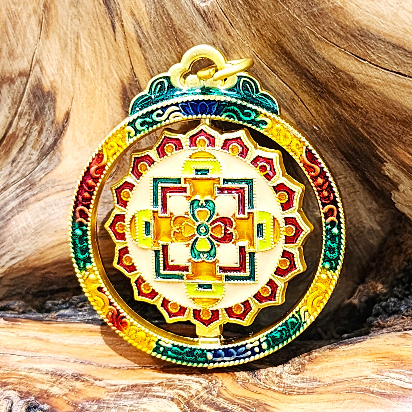 Tibetan Mandala Pendant