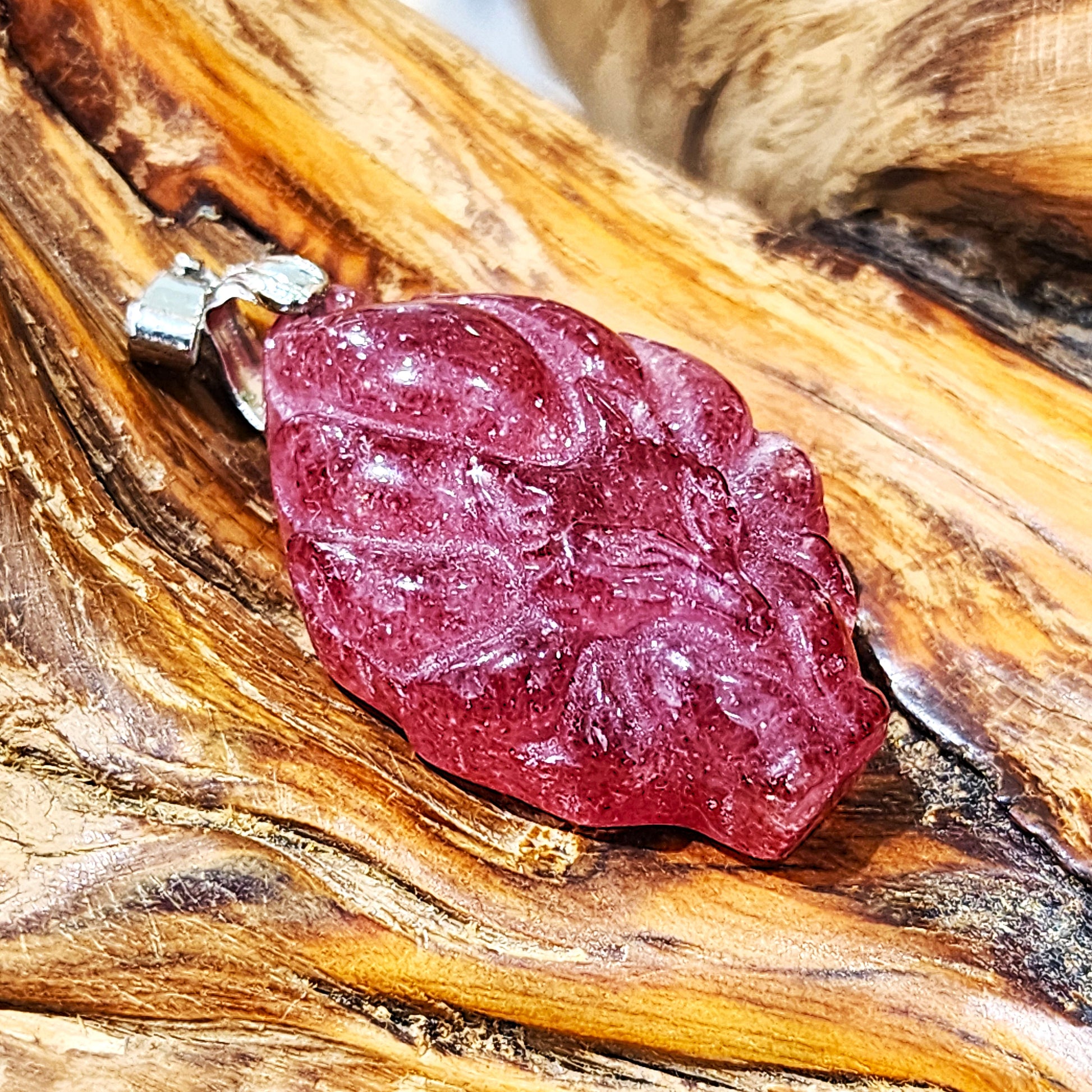 Strawberry Quartz Foxy Pendant