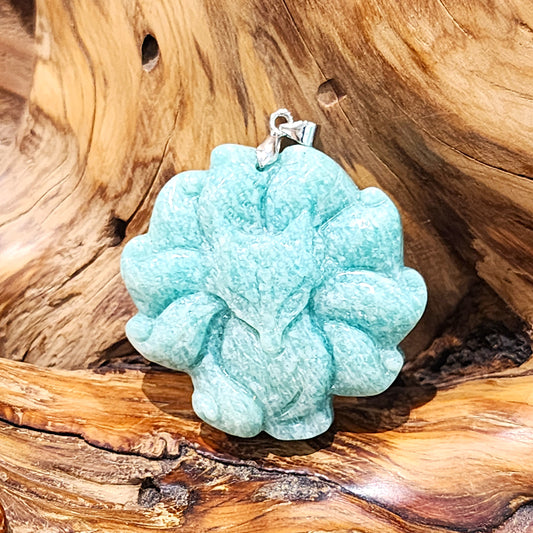 Amazonite Foxy Pendant