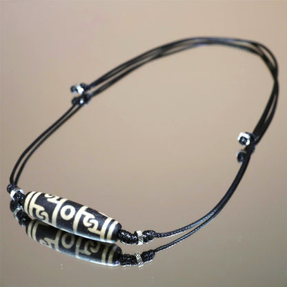The Trinity Fortune - 3-Eyed Vajra Dzi Necklace