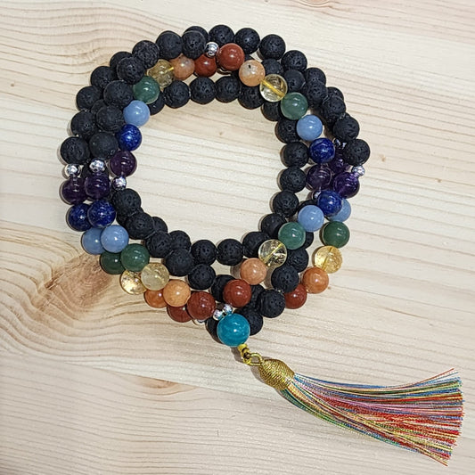 7 Chakra 108 Beads Mala