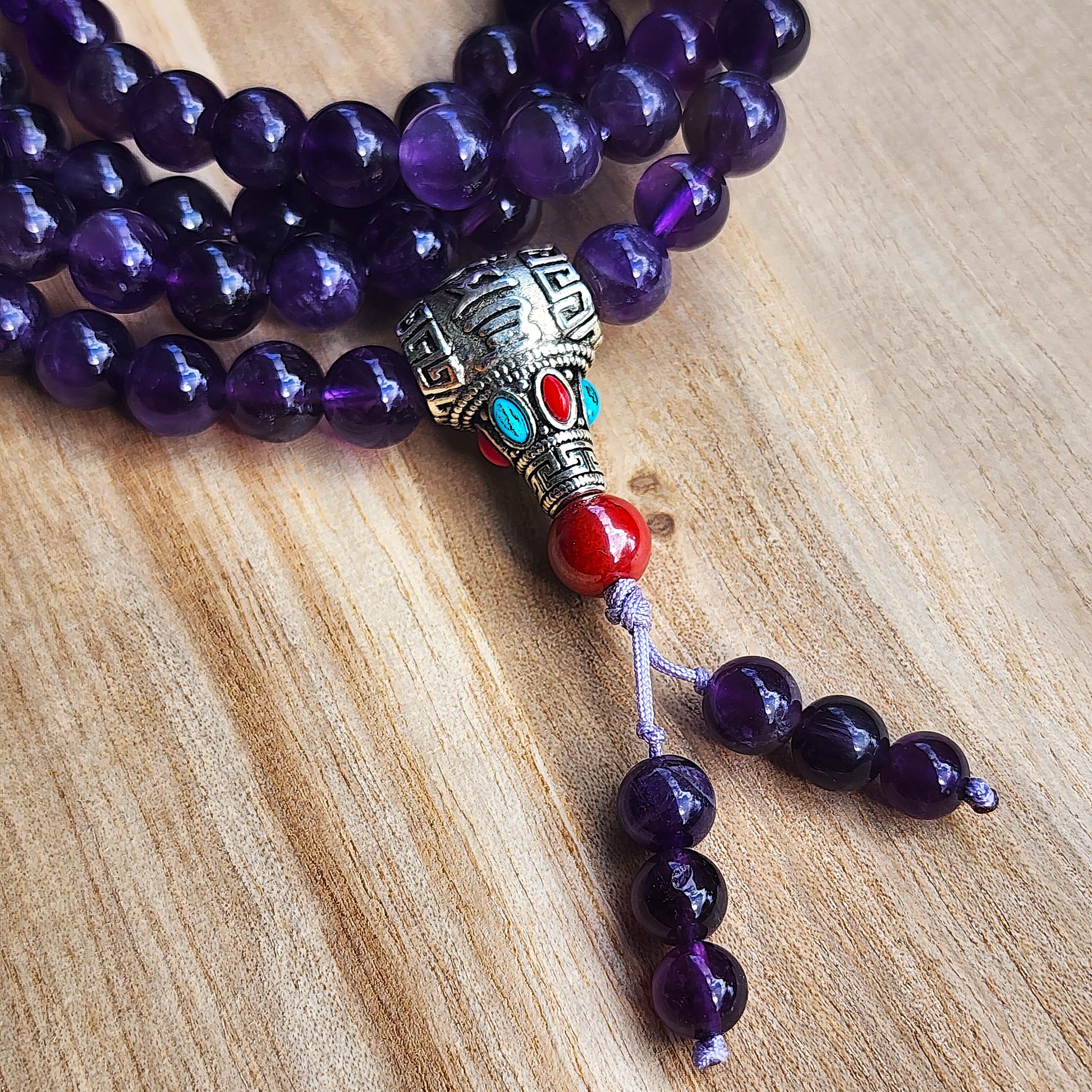 Amethyst 108 Beads Mala