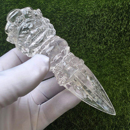 Clear Quartz Vajra Knife