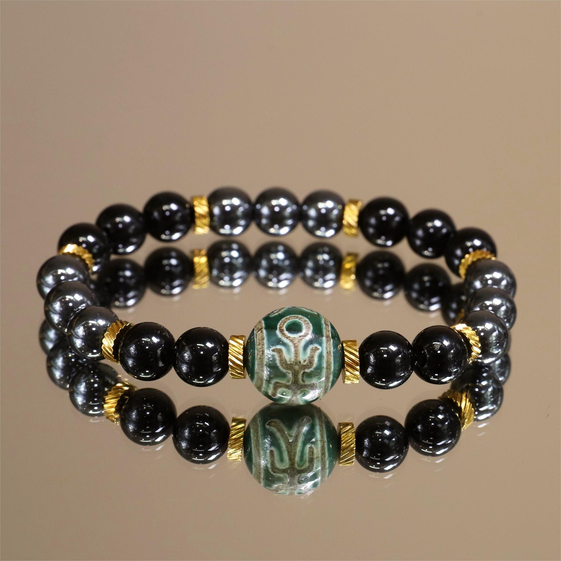 The Metallic Calm - Hematite Bracelet