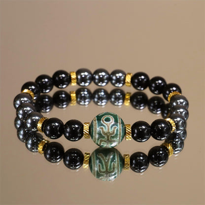 The Metallic Calm - Hematite Bracelet