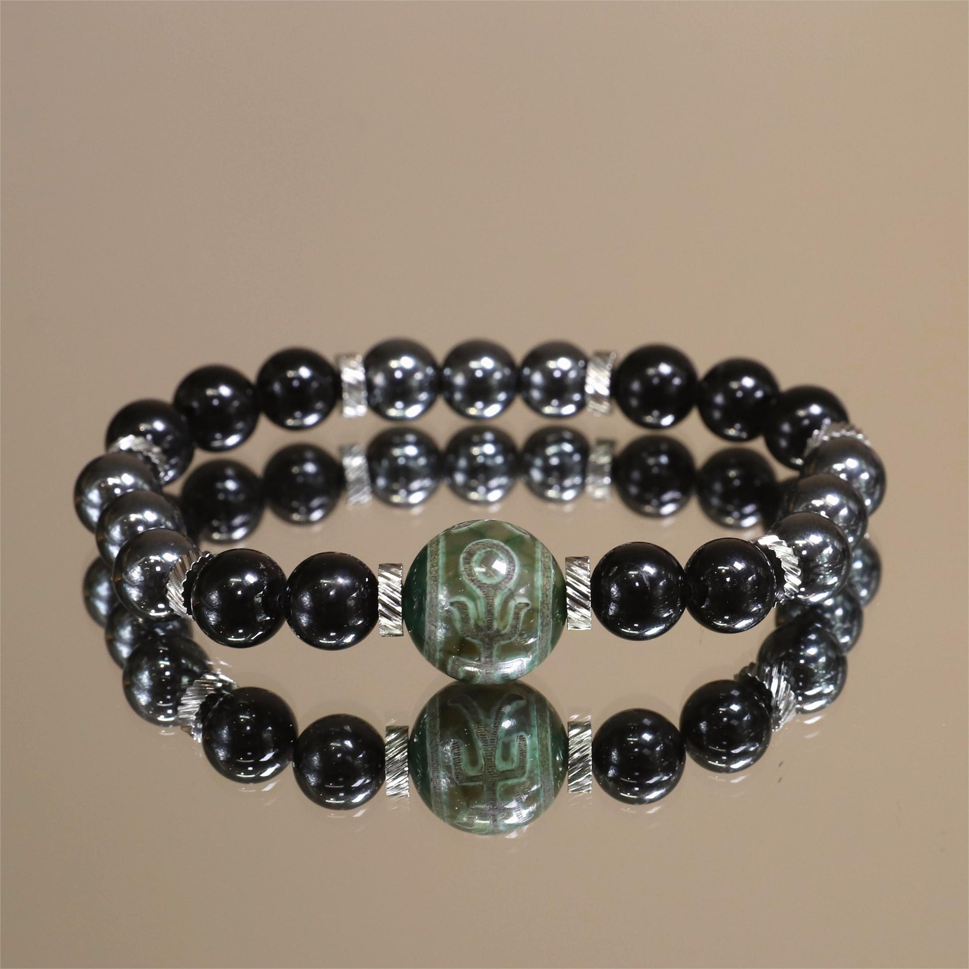 The Metallic Calm - Hematite Bracelet