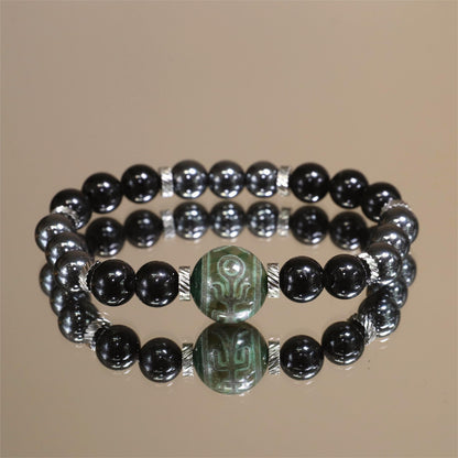 The Metallic Calm - Hematite Bracelet