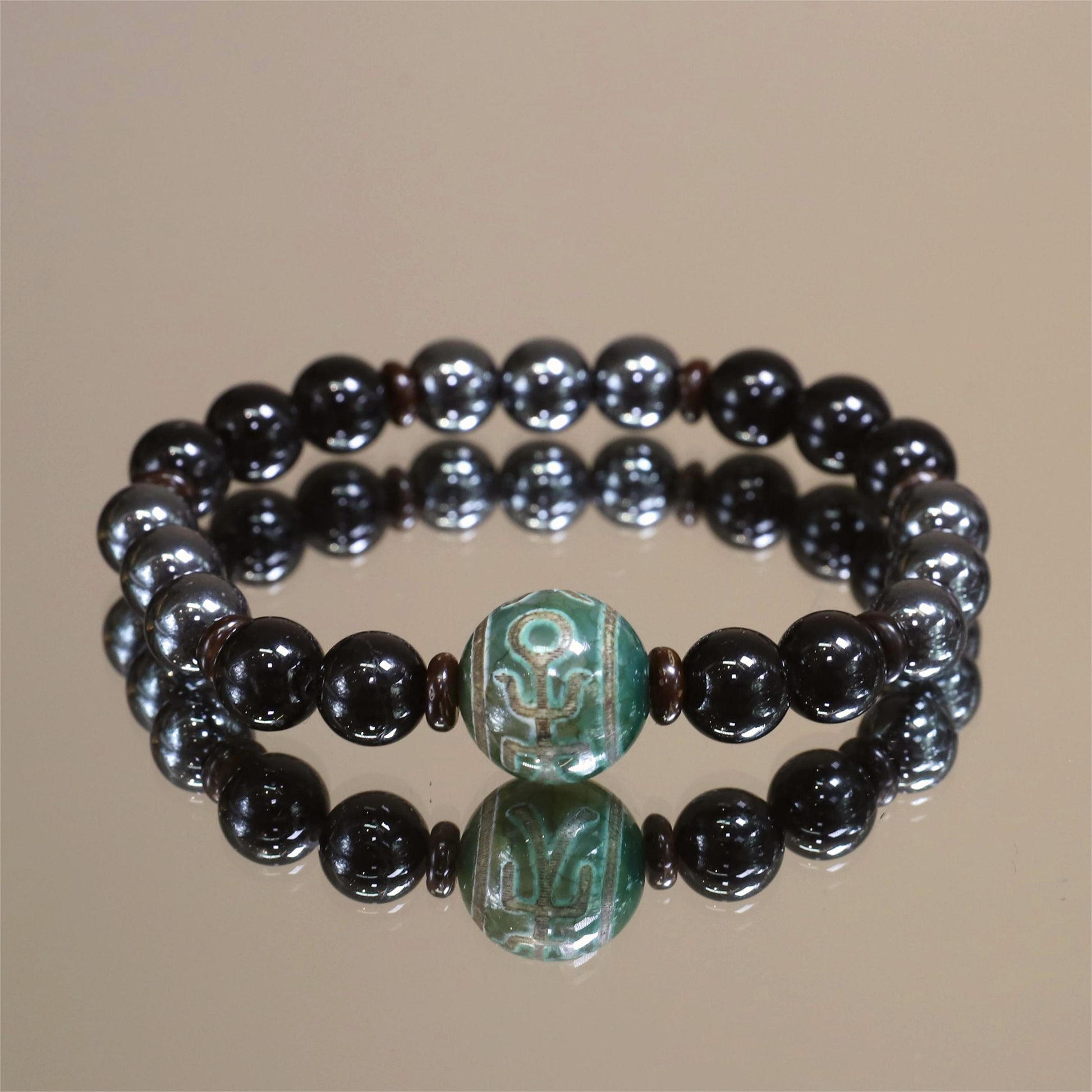 The Metallic Calm - Hematite Bracelet