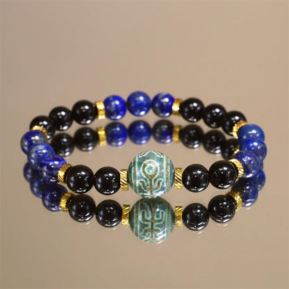 The Sapphire Depths - Lapis Lazuli Bracelet