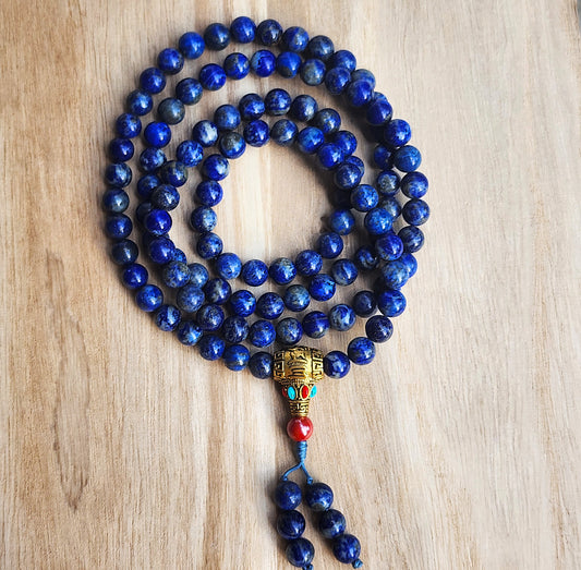 Lapis Lazuli 108 Beads Mala