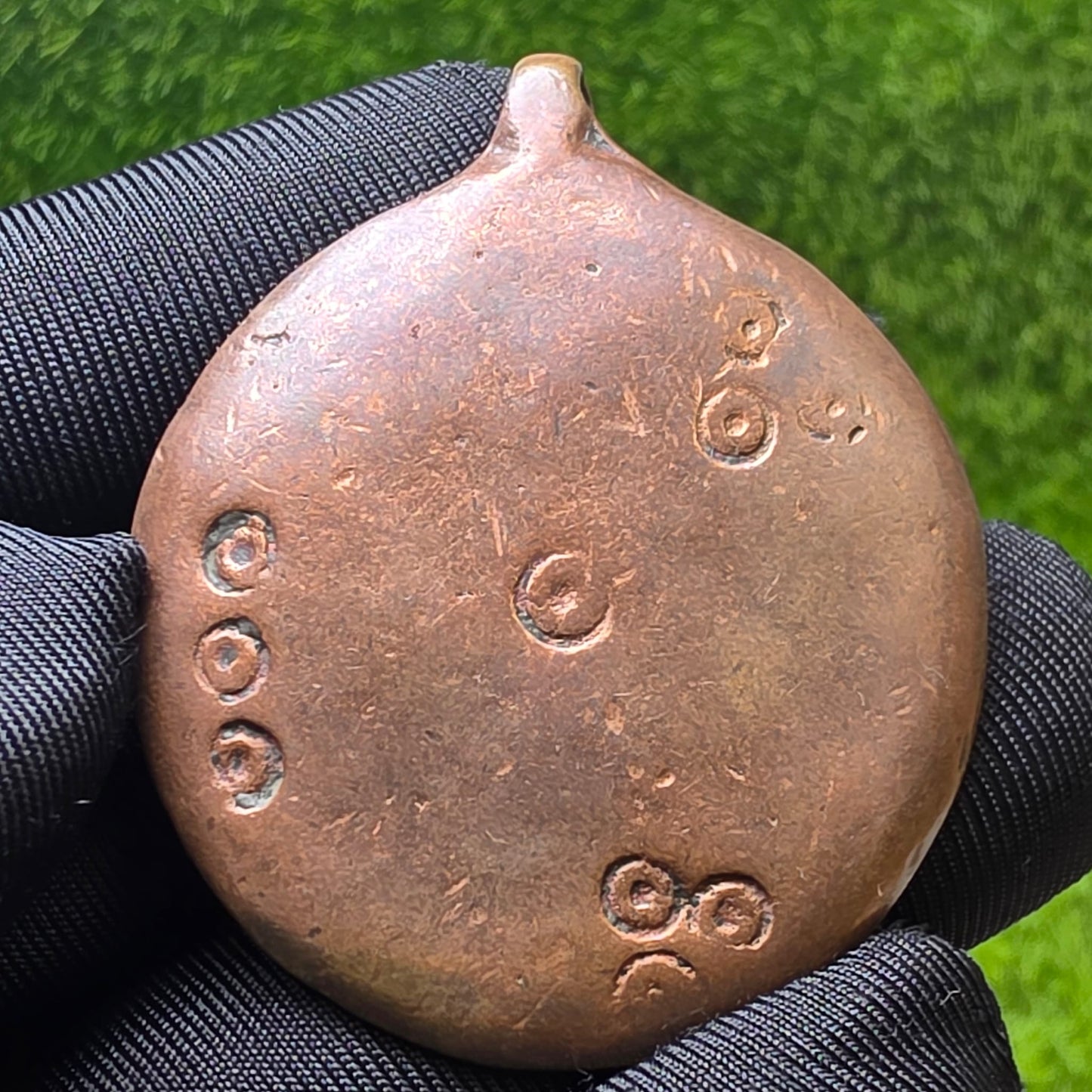 Tibetan Silver Nine Palace Bagua Pendant