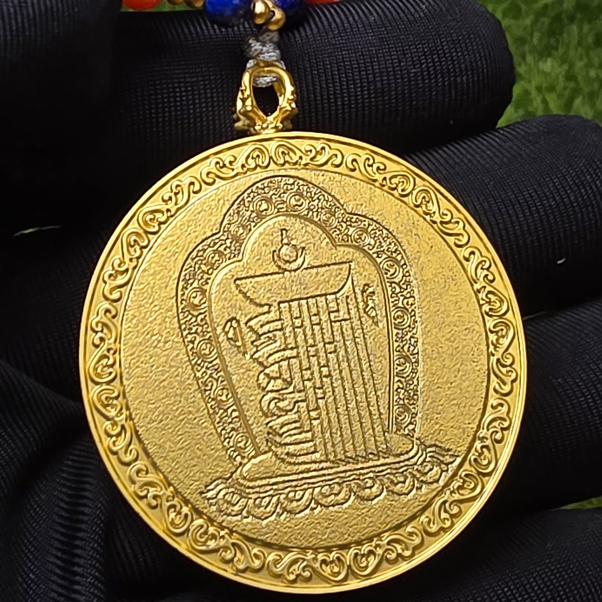 Tibetan Thangka Zashi Lhamo Pendant & Necklace