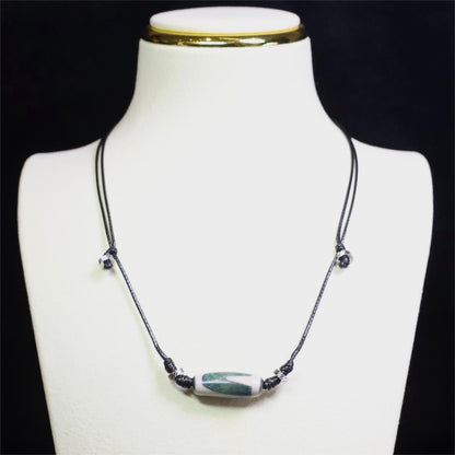 The Tiger’s Valor - Tiger Tooth Dzi Necklace