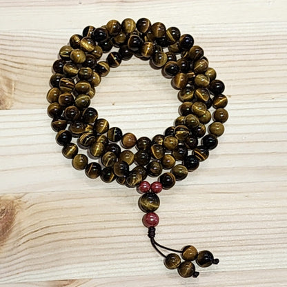 Yellow Tiger Eye 108 Beads Mala