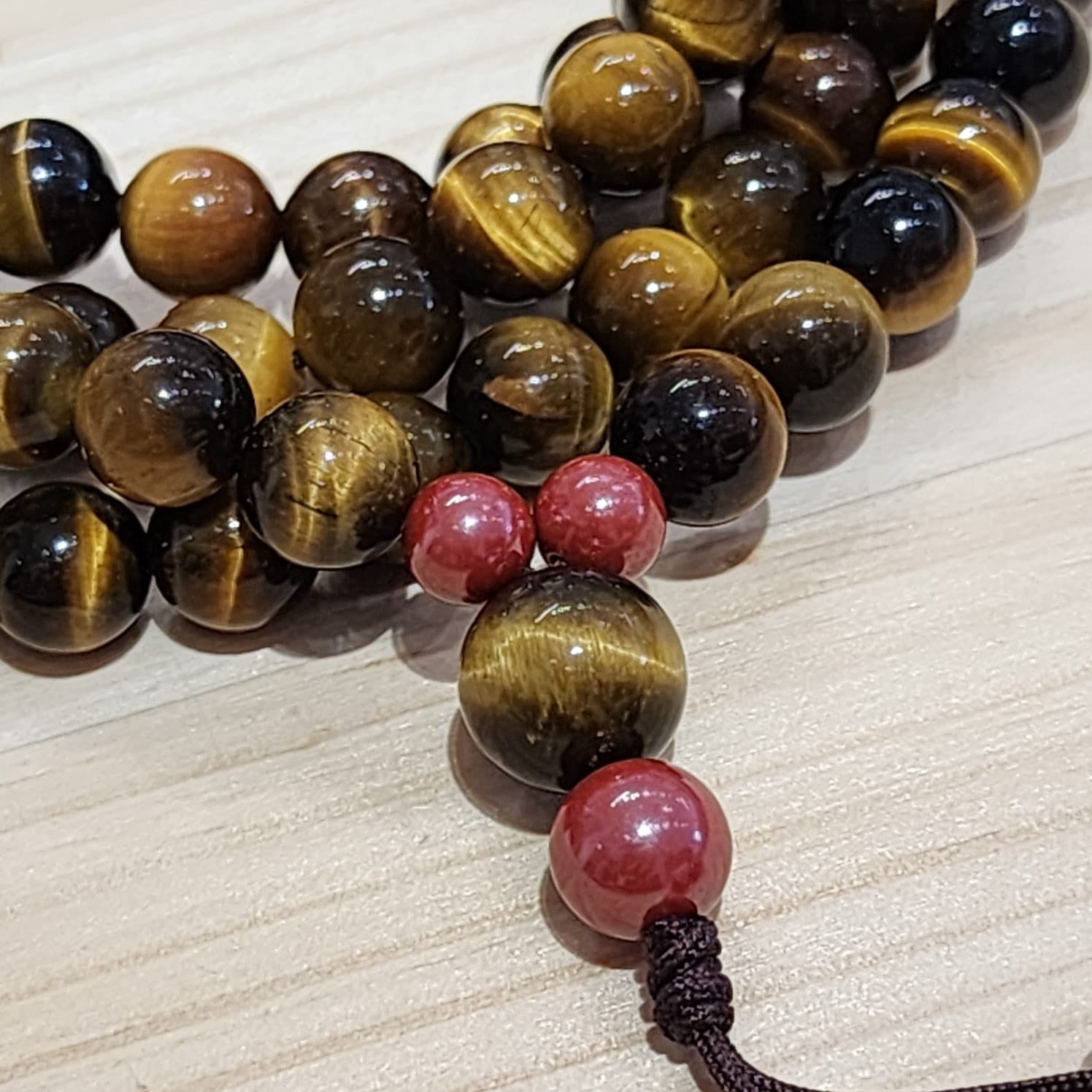 Yellow Tiger Eye 108 Beads Mala